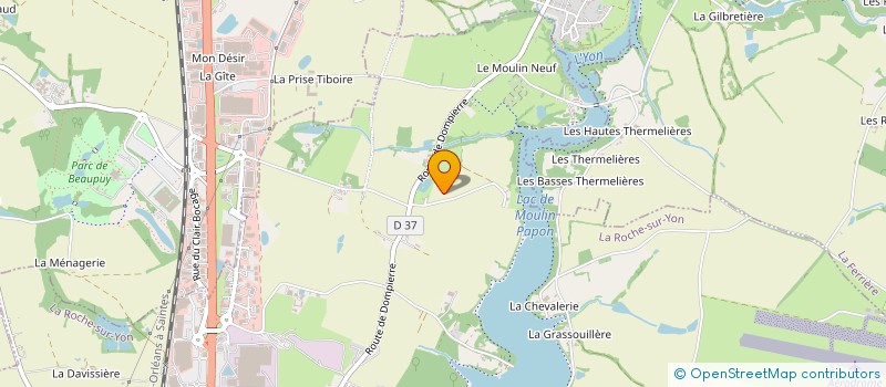 localisation de l'entreprise MONSIEUR JIMMY GROSSET à ROCHE SUR YON (LA)