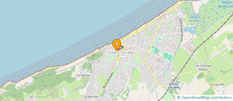 localisation de l'entreprise MONSIEUR JIMMY GUEGAN  VILLERS-SUR-MER