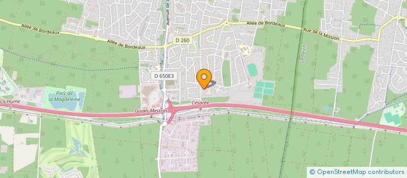 localisation de l'entreprise MONSIEUR JIMMY GUICHENEY  GUJAN-MESTRAS