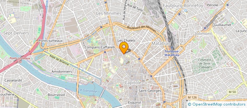 localisation de l'entreprise MONSIEUR JIMMY GUILLAUME à TOULOUSE