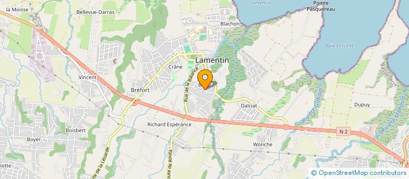 localisation de l'entreprise MONSIEUR JIMMY GUILLOU  LAMENTIN