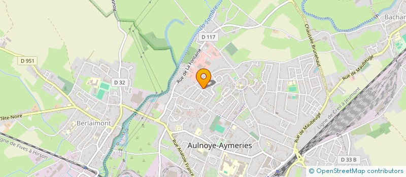 localisation de l'entreprise MONSIEUR JIMMY GUYOT  AULNOYE-AYMERIES