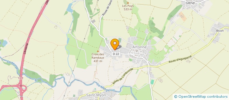 localisation de l'entreprise MONSIEUR JIMMY HABLOT  JOZERAND