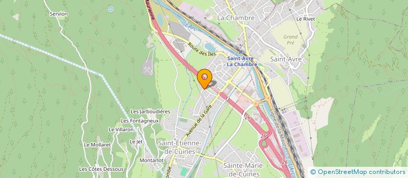 localisation de l'entreprise MONSIEUR JIMMY HAILLOUD à SAINT-ETIENNE-DE-CUINES
