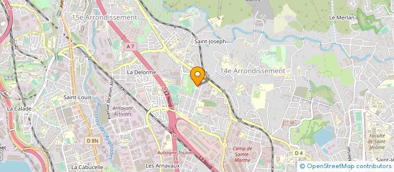 localisation de l'entreprise MONSIEUR JIMMY HEBERT  MARSEILLE 14EME