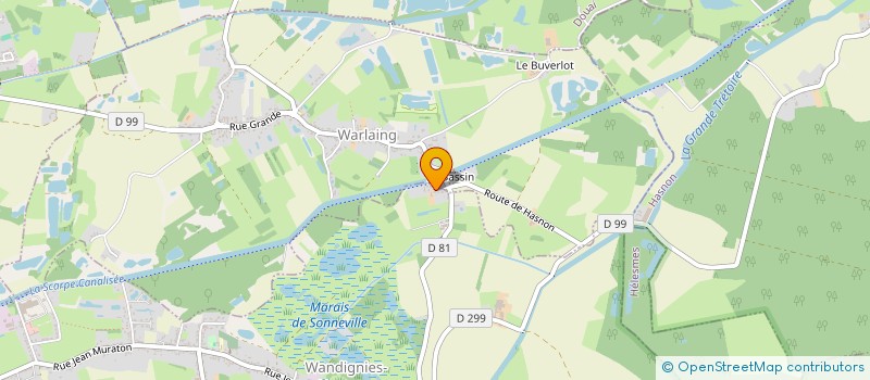 localisation de l'entreprise MONSIEUR JIMMY HENNEBELLE  RIEULAY