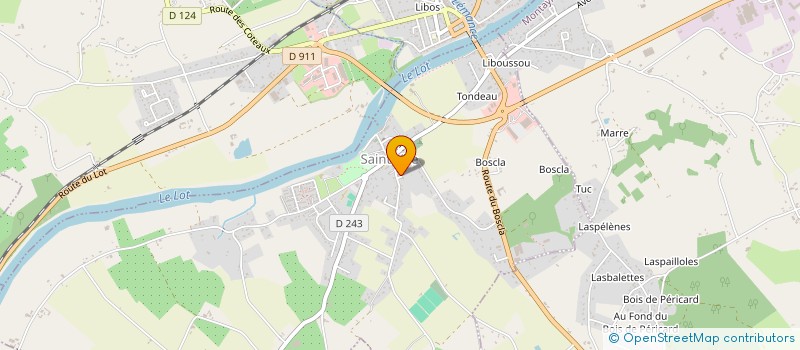 localisation de l'entreprise MONSIEUR JIMMY HERCHIN  SAINT-VITE