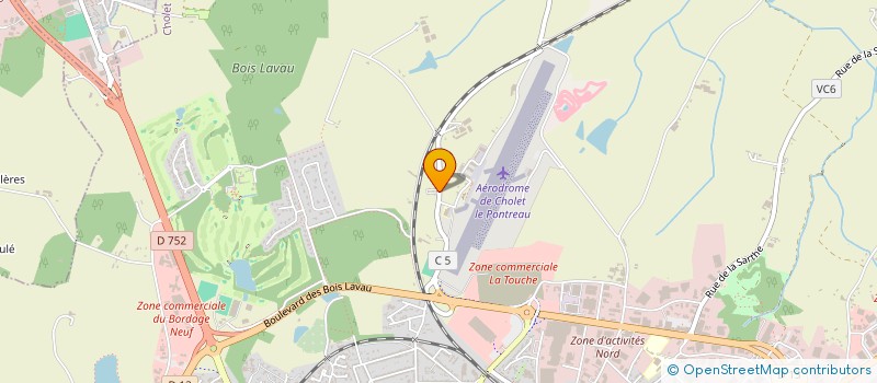 localisation de l'entreprise MONSIEUR JIMMY HOGNON à CHOLET