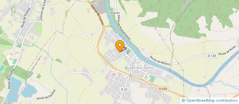 localisation de l'entreprise MONSIEUR JIMMY HUC  BUZET-SUR-TARN