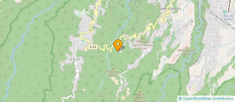 localisation de l'entreprise MONSIEUR JIMMY HUET  LA PLAINE-DES-PALMISTES