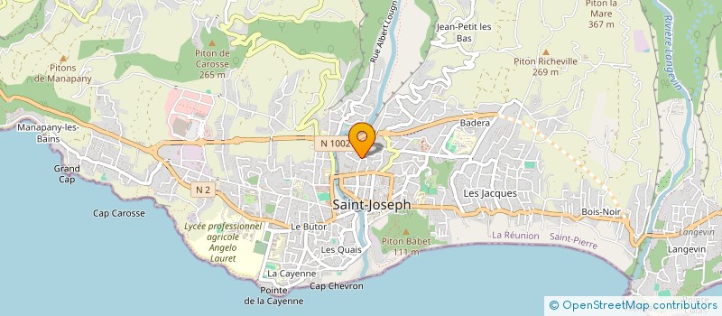 localisation de l'entreprise MONSIEUR JIMMY HUET  SAINT-JOSEPH