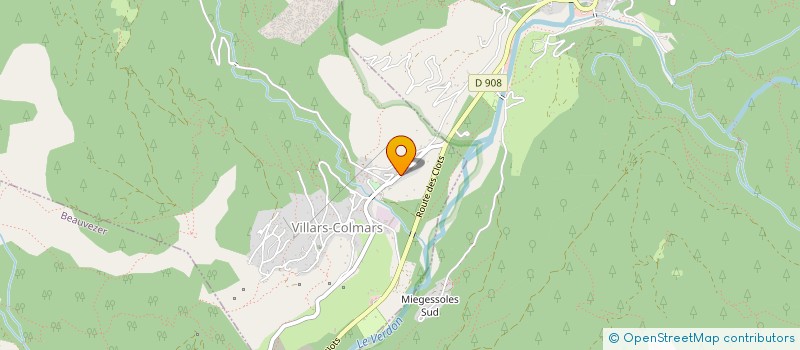 localisation de l'entreprise MONSIEUR JIMMY JACQUEMART  COLMARS