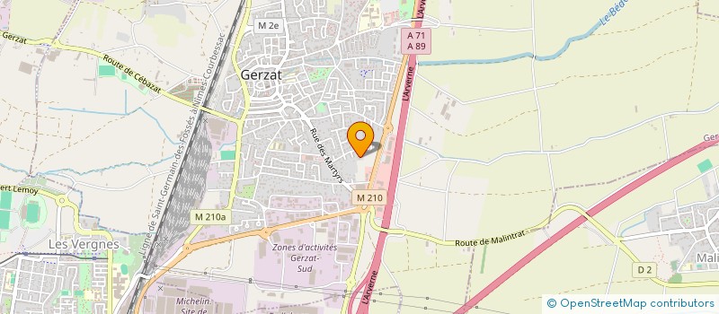 localisation de l'entreprise MONSIEUR JIMMY JAUNET  CLERMONT-FERRAND