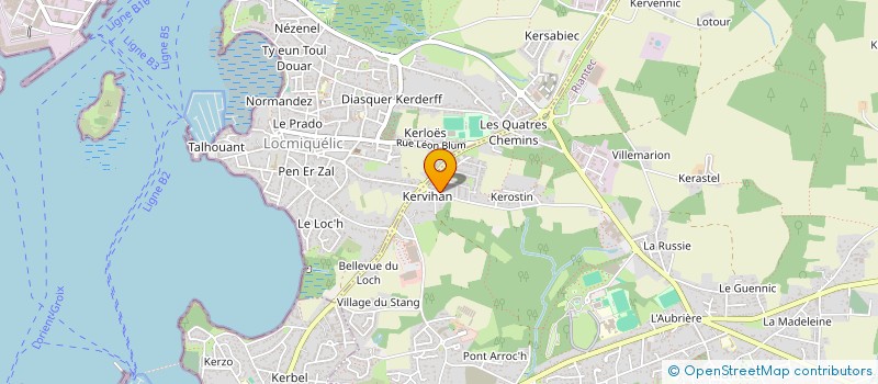 localisation de l'entreprise MONSIEUR JIMMY JEHANNO  RIANTEC