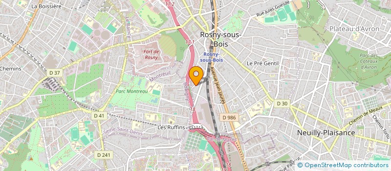 localisation de l'entreprise MONSIEUR JIMMY JIMMY HADDAD  ROSNY-SOUS-BOIS