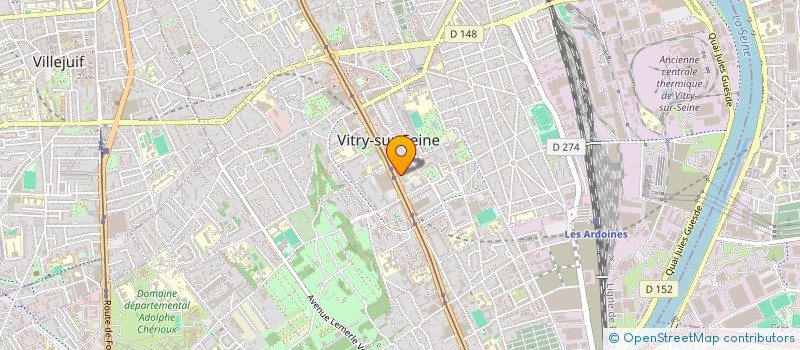localisation de l'entreprise MONSIEUR JIMMY JIMMY NAPOLEON à VITRY-SUR-SEINE