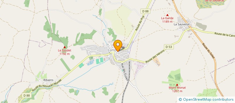 localisation de l'entreprise MONSIEUR JIMMY JONOT  LANDOS