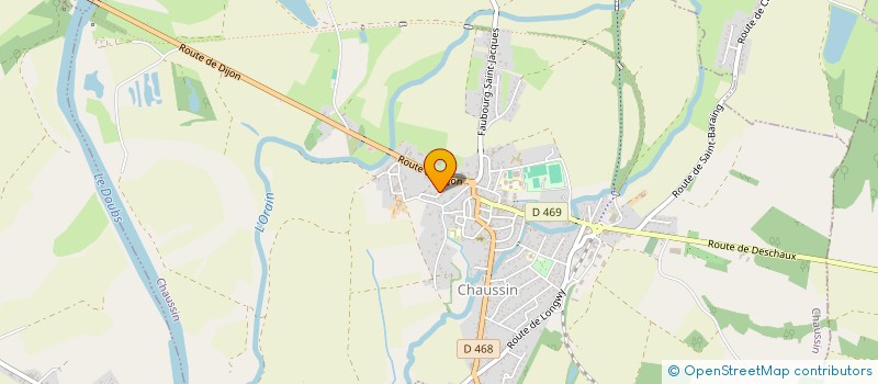 localisation de l'entreprise MONSIEUR JIMMY JUNIER  CHAUSSIN