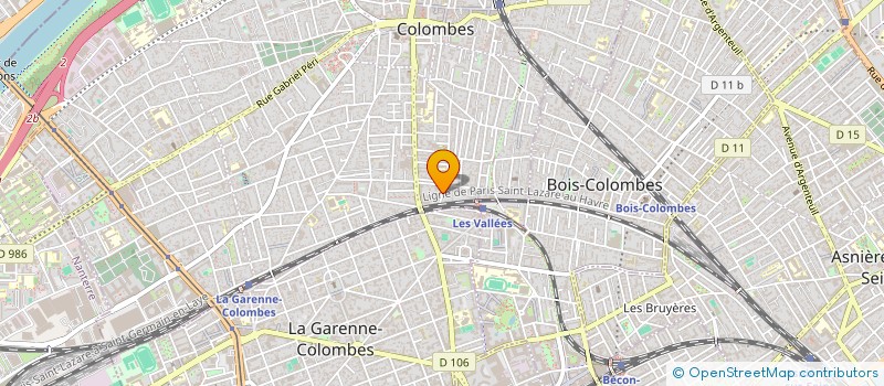 localisation de l'entreprise MONSIEUR JIMMY JUSTINE à COLOMBES