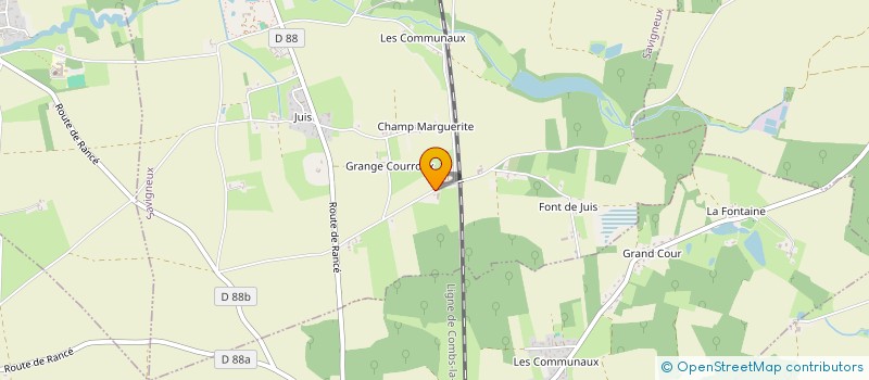 localisation de l'entreprise MONSIEUR JIMMY KELLER  SAINT-TRIVIER-SUR-MOIGNANS