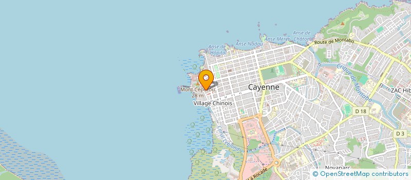 localisation de l'entreprise MONSIEUR JIMMY KOEDEMOESOE  CAYENNE