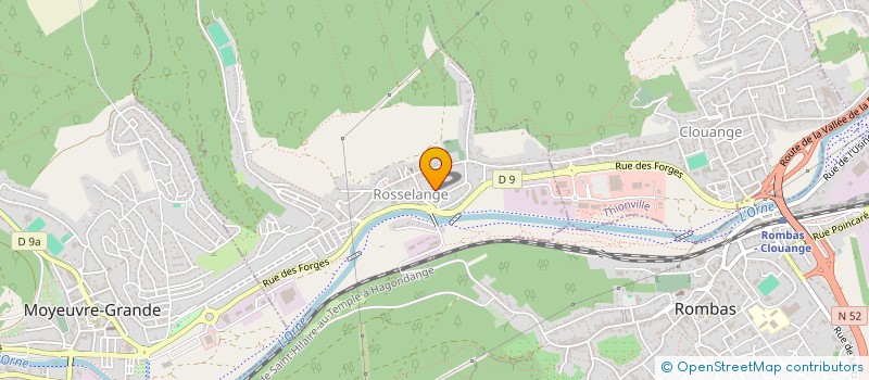 localisation de l'entreprise MONSIEUR JIMMY LAFORGUE  ROSSELANGE