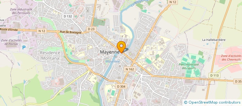 localisation de l'entreprise MONSIEUR JIMMY LAMBERT  MAYENNE