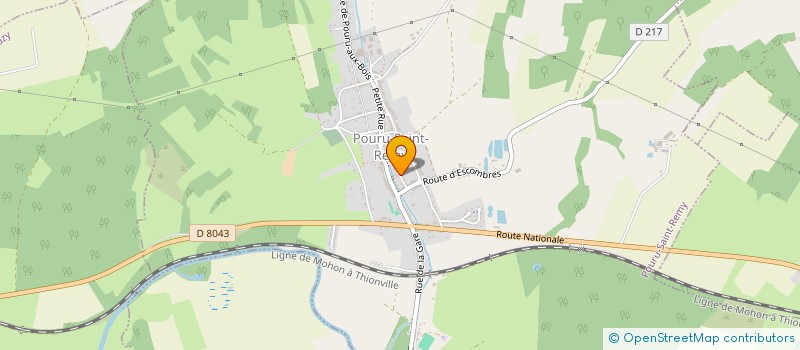 localisation de l'entreprise MONSIEUR JIMMY LANGINY  POURU-SAINT-REMY