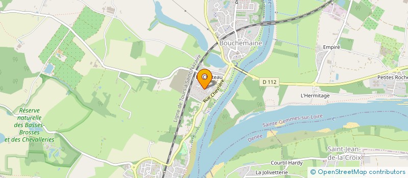 localisation de l'entreprise MONSIEUR JIMMY LANGLADE  BOUCHEMAINE