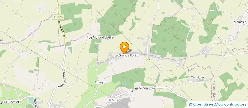 localisation de l'entreprise MONSIEUR JIMMY LARGETEAU  FOUR