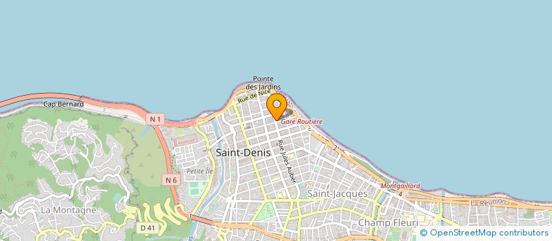 localisation de l'entreprise MONSIEUR JIMMY LAURET à SAINT-DENIS