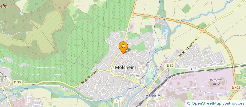 localisation de l'entreprise MONSIEUR JIMMY LAVERGNE  MOLSHEIM