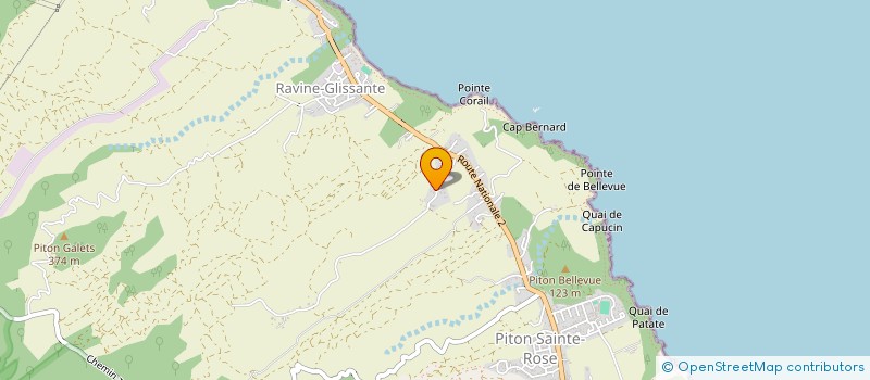 localisation de l'entreprise MONSIEUR JIMMY LAVERNAY  SAINTE-ROSE