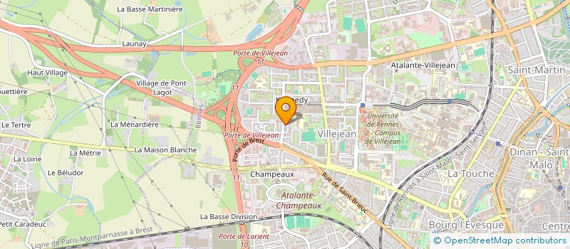 localisation de l'entreprise MONSIEUR JIMMY LE BERRE à RENNES