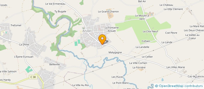 localisation de l'entreprise MONSIEUR JIMMY LE MAUX  ANDEL