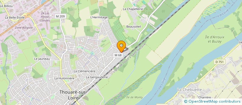 localisation de l'entreprise MONSIEUR JIMMY LE NEUE  THOUARE-SUR-LOIRE