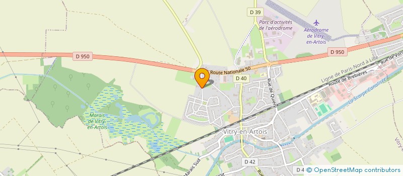 localisation de l'entreprise MONSIEUR JIMMY LECOCQ  VITRY EN ARTOIS