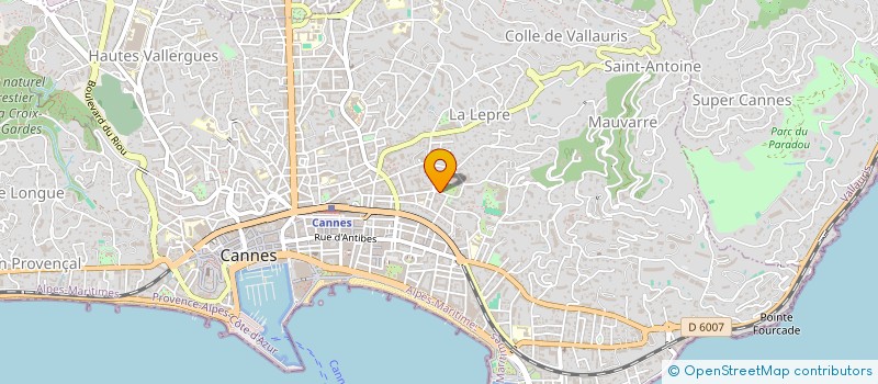 localisation de l'entreprise MONSIEUR JIMMY LECOMTE à CANNES