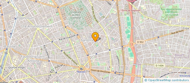 localisation de l'entreprise MONSIEUR JIMMY LECOQ  PARIS