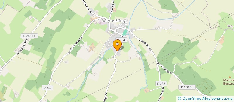 localisation de l'entreprise MONSIEUR JIMMY LEFEBVRE  WIERRE-EFFROY