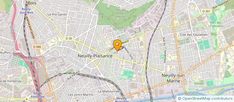 localisation de l'entreprise MONSIEUR JIMMY LEFEBVRE  NEUILLY PLAISANCE