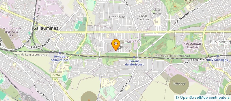 localisation de l'entreprise MONSIEUR JIMMY LEGER  MERICOURT