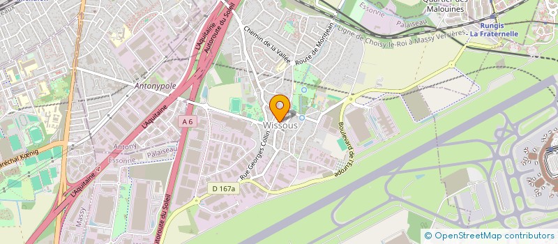 localisation de l'entreprise MONSIEUR JIMMY LEMAIRE  WISSOUS