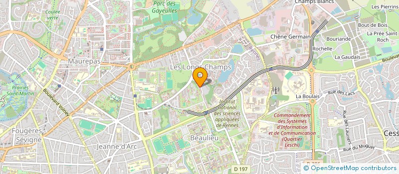 localisation de l'entreprise MONSIEUR JIMMY LESEURE  RENNES