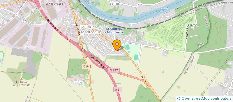 localisation de l'entreprise MONSIEUR JIMMY LIMA DA SILVA  LE COUDRAY-MONTCEAUX