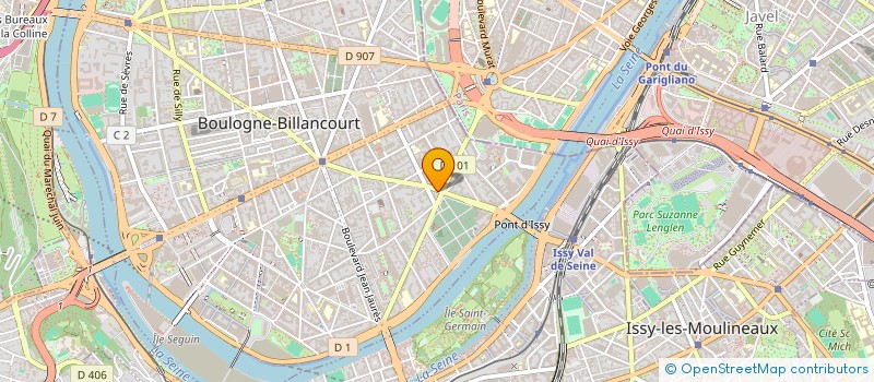 localisation de l'entreprise MONSIEUR JIMMY LINARES CARPIO à BOULOGNE-BILLANCOURT
