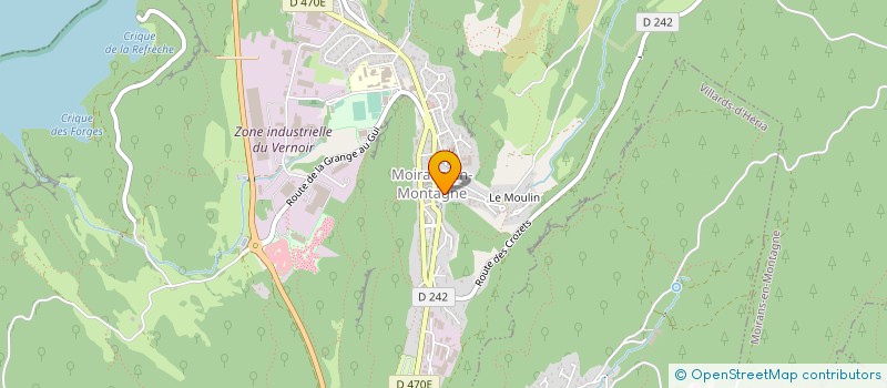 localisation de l'entreprise MONSIEUR JIMMY LOGLISCI  MOIRANS-EN-MONTAGNE