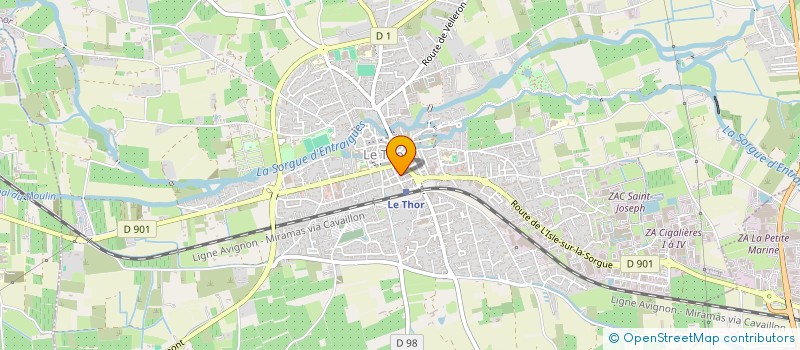 localisation de l'entreprise MONSIEUR JIMMY LUC  LE THOR