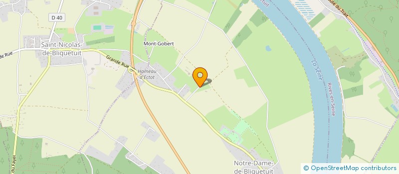 localisation de l'entreprise MONSIEUR JIMMY MALANDAIN  NOTRE-DAME-DE-BLIQUETUIT