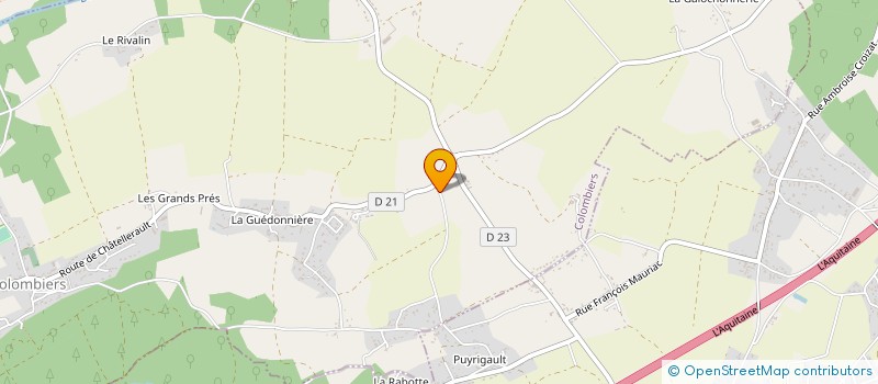 localisation de l'entreprise MONSIEUR JIMMY MALLIE  COLOMBIERS